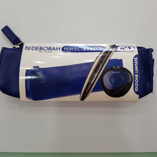 DEBORAH MILANO PERFECT EYES KIT (MASCARA DEFINITIVE VOLUME&CURL - OMBRETTO 24H VELVET n.16)