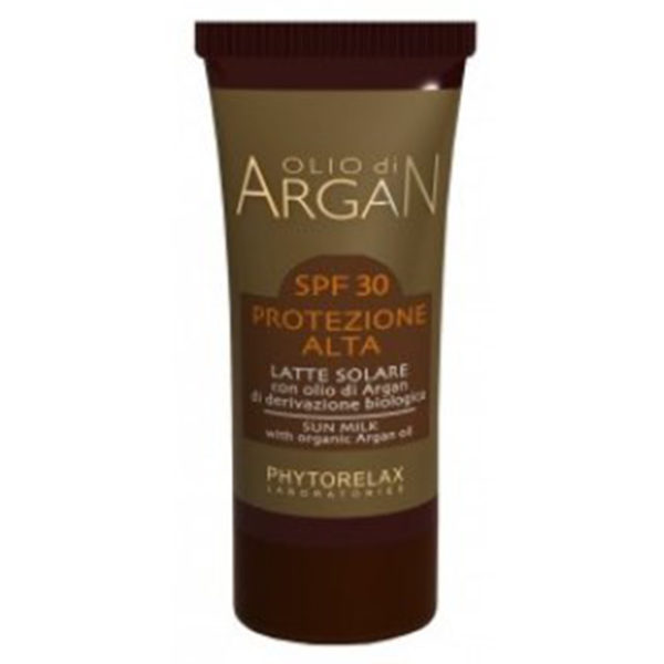 PHYTORELAX OLIO DI ARGAN LATTE SOLARE SPF30 - PROTEZIONE ALTA - 75ML