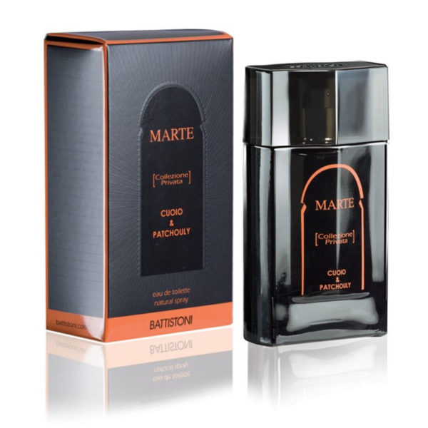 BATTISTONI MARTE COLLEZIONE PRIVATA CUOIO E PATCHOULY 100ML EAU DE TOILETTE