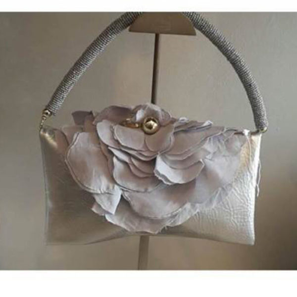 BORSA KONTESSA 491 GIGLIO GRIGIO