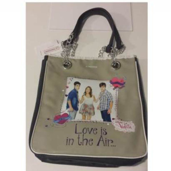 BORSA LE PANDORINE VIOLETTA OLVE IS IN THE AIR  DIM.32X36