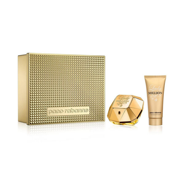 CONFEZIONE PACO RABANNE LADY MILLION  EAU DE PARFUM 50ML + BODY LOTION 100ML