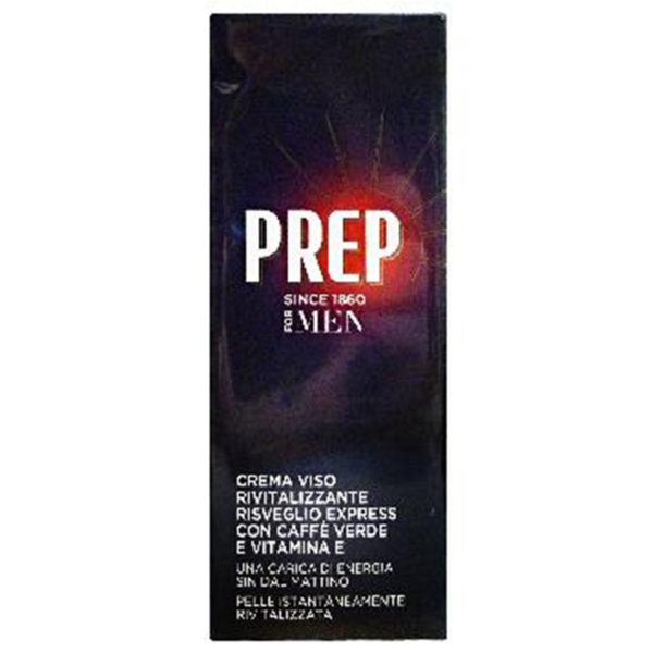 PREP FOR MEN CREMA VISO RIVITALIZZANTE RISVEGLIO EXPRESS CON CAFFE'VERDE E VITAMINA E  75ML