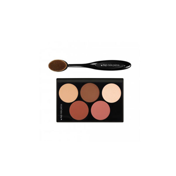 DIEGO DALLA PALMA PALETTE CONTOUR HIGHLIGHT&BLUSH CON PENNELLO OMAGGIO