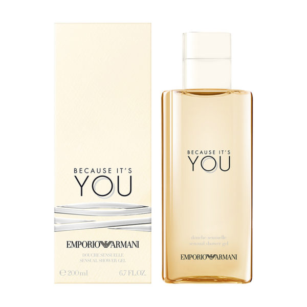 EMPORIO ARMANI BECAUSE IT'S YOU FOR HER SENSUAL PERFUMED SHOWER GEL 200ML