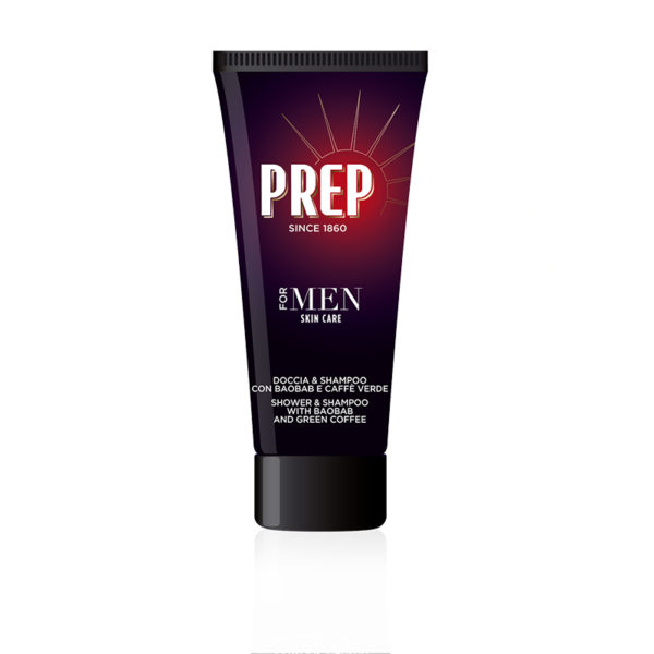 PREP FOR MEN DOCCIA&SHAMPOO CON BAOBAB E CAFFE' VERDE 200ML