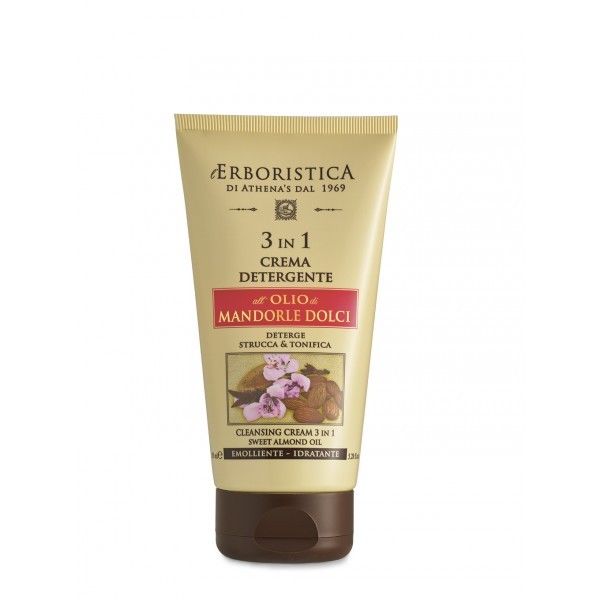 ERBORISTICA CREMA DETERGENTE VISO 3 IN 1 ALL'OLIO DI MANDORLE DOLCI 150ML