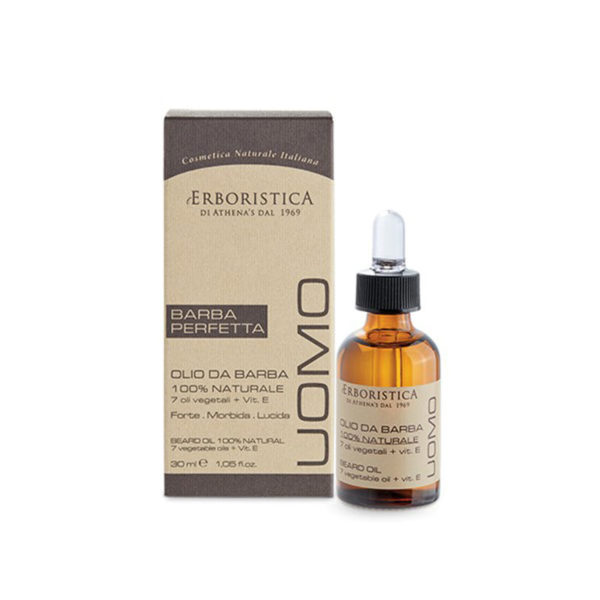 ERBORISTICA UOMO BARBA PERFETTA OLIO DA BARBA 100% NATURALE 30ML