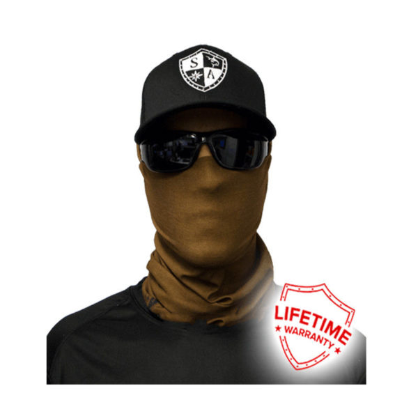 FaceShield TACTICAL BROWN  maschera come protezione per bici,moto,sport e tempo