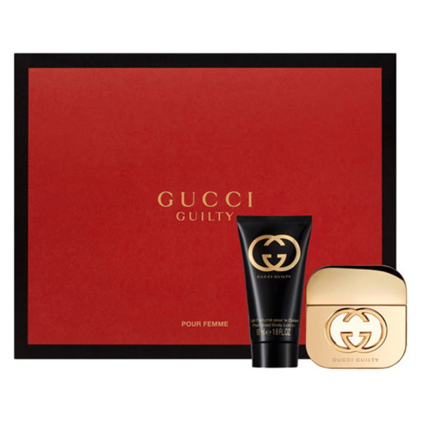 GUCCI GUILTY FEMME COFFRET : EDT 30ML + BODY LOTION 50ML