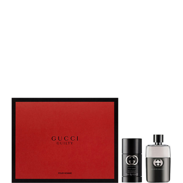 GUCCI GUILTY POUR HOMME COFFRET : EDT 50ML + DEO STICK 75ML