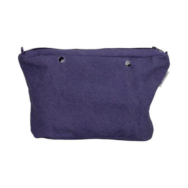 O BAG  CANVAS MINI COLORE COBALTO