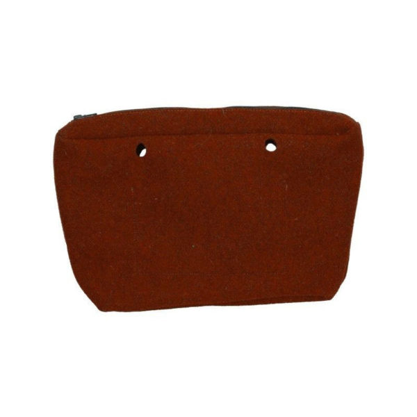 O BAG FULL SPOT CANVAS MINI IN FELTRO COLORE ROSSO