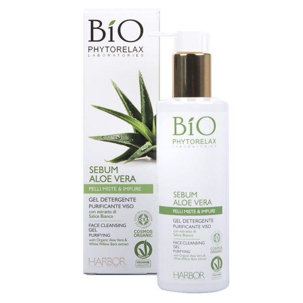 PHYTORELAX SEBUM ALOE VERA GEL DETERGENTE PURIFICANTE VISO 200ML