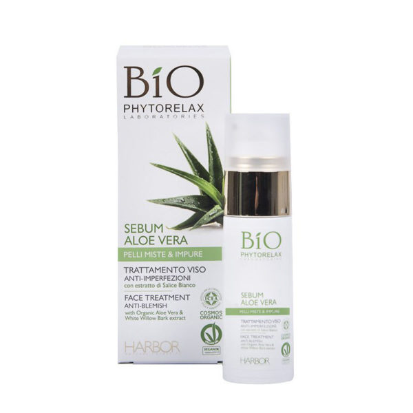 PHYTORELAX SEBUM ALOE VERA TRATTAMENTO VISO ANTI-IMPERFEZIONI 30ML