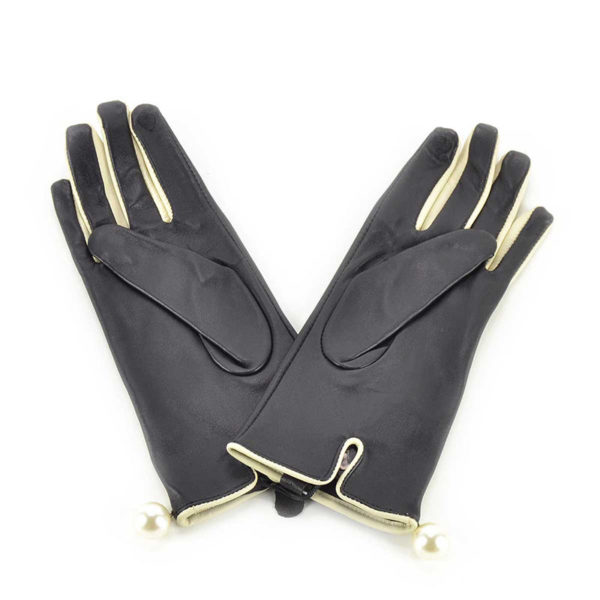 TWIN SET GUANTO IN PELLE BICOLORE cod. AA5G84 TG. M