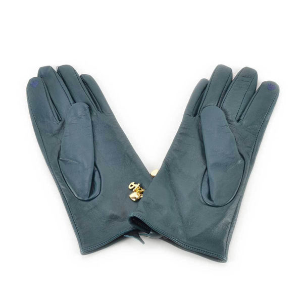 TWIN SET GUANTO IN PELLE EUCALIPTO cod. AA5G83 TG. S