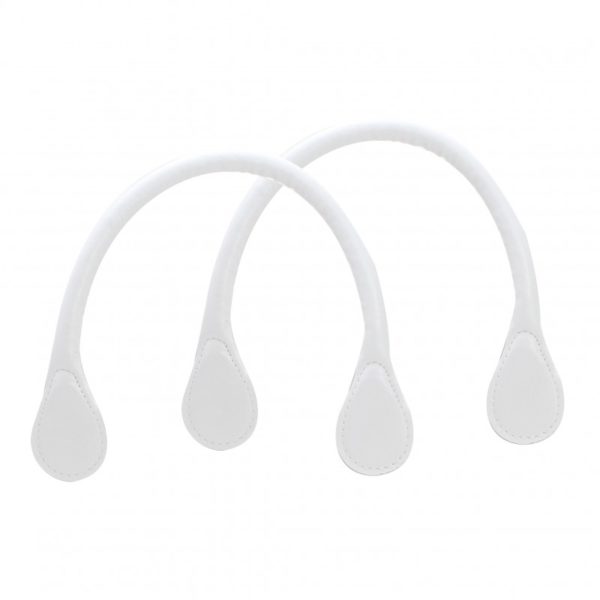 O BAG MANICI CORTI IN ECOPELLE MARTELLATA BIANCO